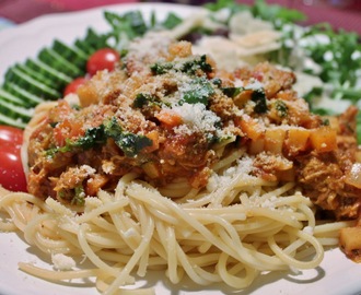 Pasta Bolognese nyhtökaurasta