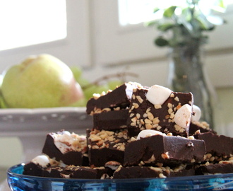 Rocky road fudge