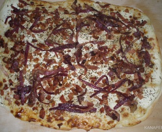 Liekkipiiras-flammkuchen-elssilainen pizza-tarte flambée