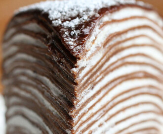 This Chocolate Crepe Cake Is Going To Mesmerize You