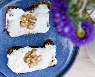 Krydderkake med sjokolade & walnøtter; fri for sukker og gluten - kan lages uten laktose