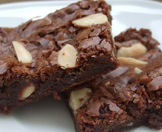 Melfri sjokolade protein brownie