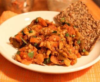 Lun marokkansk auberginesalat