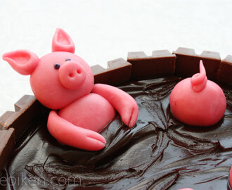 «Griser i Stamp» Sjokoladekake med sjokolademousse