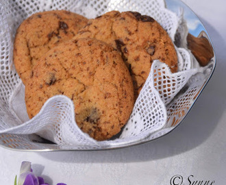 Glutenfrie cookies med sjokolade