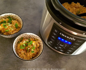 Kyllingrisotto med red curry ♫ Tilberedt i Crock-Pot® Express Multi-Cooker ♫