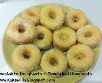 Ovnsbakte Doughnuts / Baked Doughnuts