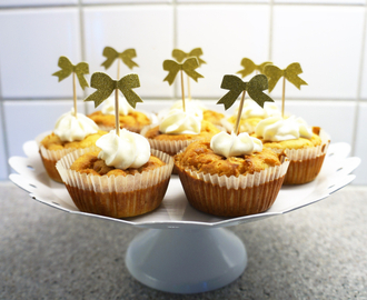 Litt sunnere muffins med smak av vanilje
og honning