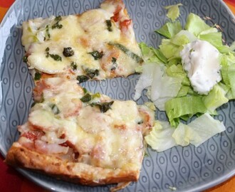 Tynn og sprø pizzabunn – lavkarbo