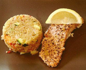 Sitronlaks med quinoa