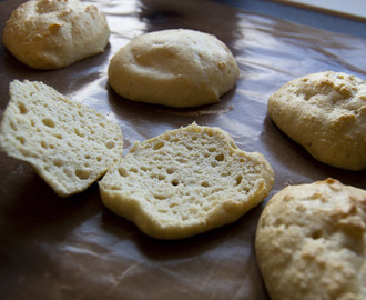 White bread buns