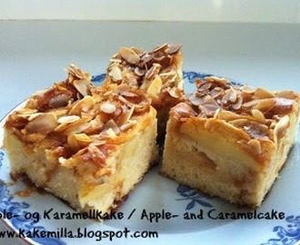 Eple- og Karamellkake / Apple- and Caramelcake