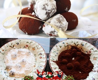 Chocolate Truffles On 3 Ingredients / Sjokoladetrøfler På 3 Ingredienser