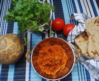 Shalgam bharta – Kålrot i spicy tomatsaus