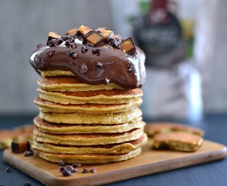 Bananpannekaker med kikertemel (laktosefri, glutenfri)