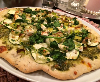 Grønn pizza