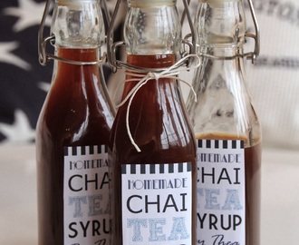 Homemade Chai Syrup