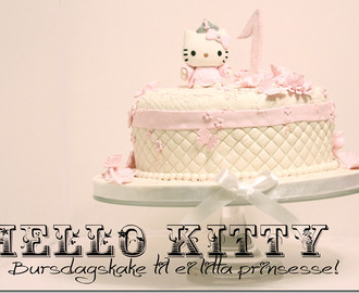 Hello Kitty Kake – bursdagskake til ei litta prinsessa!