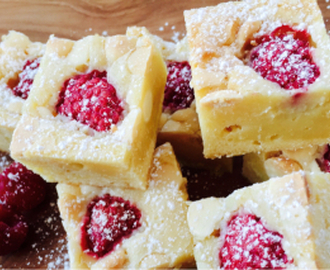 Raspberry Blondies