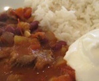 Meldt dårlig vær? Hva med Chili con carne til middag?