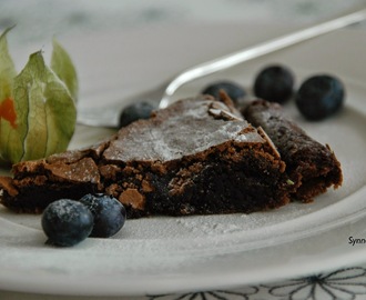 Himmelsk "mislykket" sjokoladekake (Glutenfri)