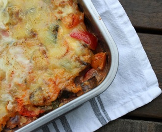 Meat Free Monday - Vegetarlasagne med linser og cottage cheese