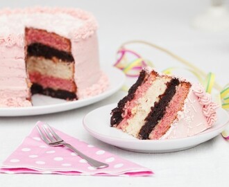 Neapolitan Layer Cake