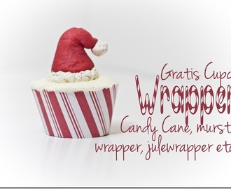 {Gratis Nedlasting} CupcakeWrappere til Jul