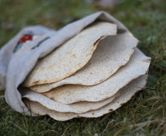 Indian Chapati Bread.....eller....flatbrød!!