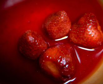 Jordbær cupkakes