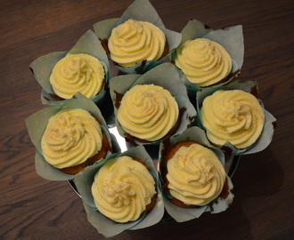 Gulrot cupcakes ala lille Bakerinnen