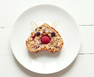 Frokostbarer med bringebær / Raspberry Breakfast Bars