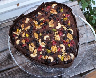 Sjokoladekake med kjeksbunn