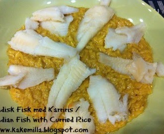 Indisk Fisk med Karriris / Indian Fish with Curried Rice