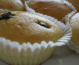 Muffins med sjokoladebiter