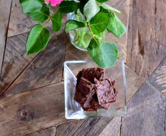 Oppskrift: Chocolate fudge protein bars