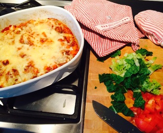 Homemade lasagne
