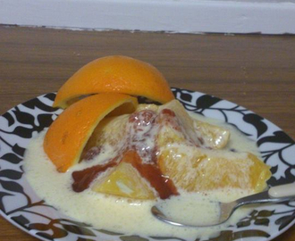 Appelsin dessert.