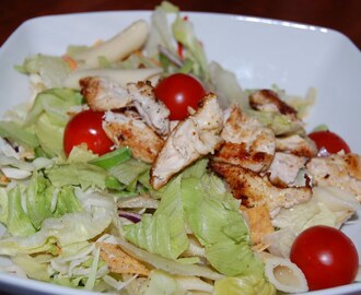 Middags salat med kylling