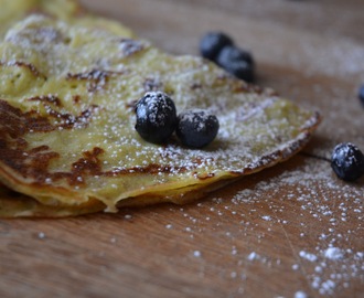 Glutenfrie pannekaker med kokosmelk