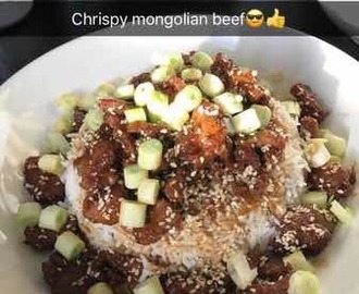 Chrispy mongolian beef