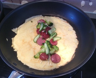 Glutenfri og laktosefri middagspannekaker (crepes)