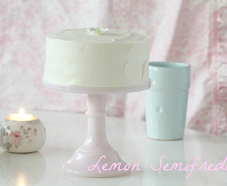 Lemon Semifreddo Cake