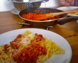 Spaghetti soczewicowe
