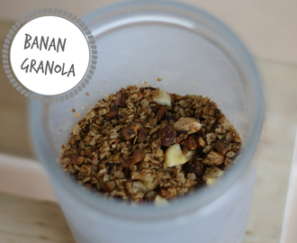 Oppskrift: Banan granola