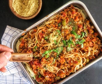 Spagetti og linsebolognese