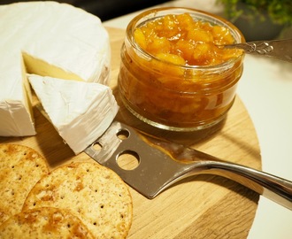 Amazing Apricot jam for the cheese plate