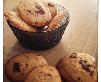 Chocolate chip cookiesdeig i fryseren!