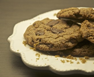 Double chocolate chip cookies