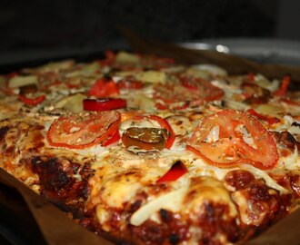 Lavkarbo pizza